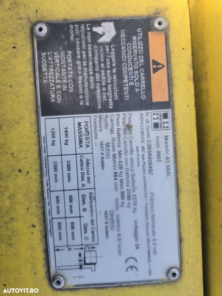 Hyster A 1.50 XL - 10