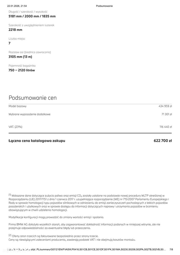 BMW X7 xDrive40d mHEV M Sport sport - 15