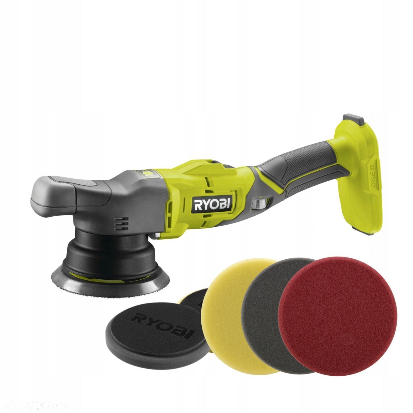 RYOBI POLERKA AKUMULATOROWA 18V REGULACJA R18P-0 125MM OSCYLACJA  3 PADY - 1