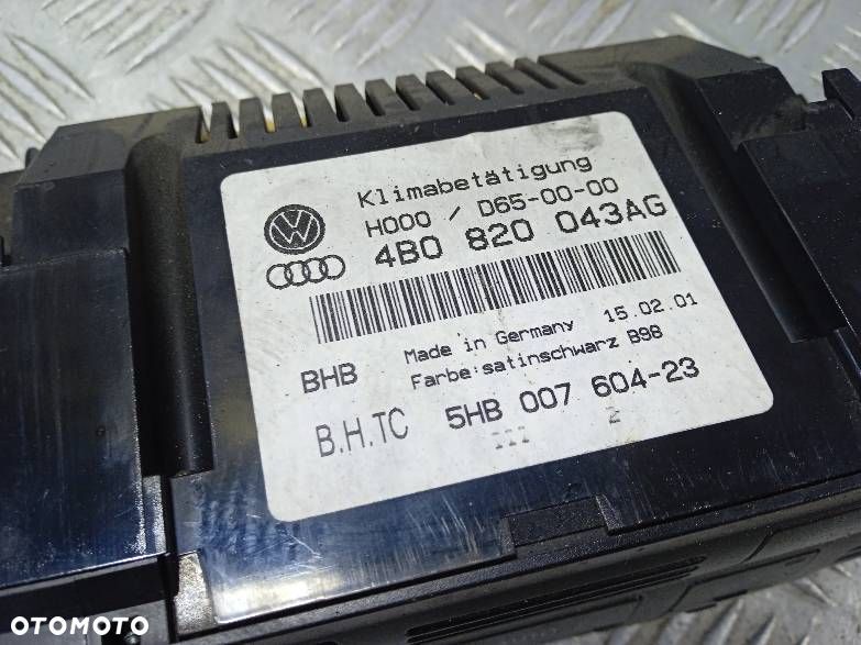 PANEL NAWIEWU KLIMATYZACJI AUDI A6 C5 4B0820043AG - 1