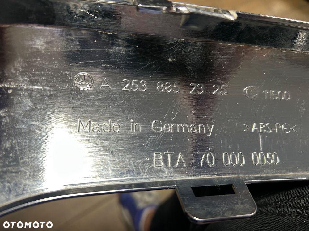 MERCEDES GLC 253 SPOILER DOKŁADKA CHROM TYL ORG - 3