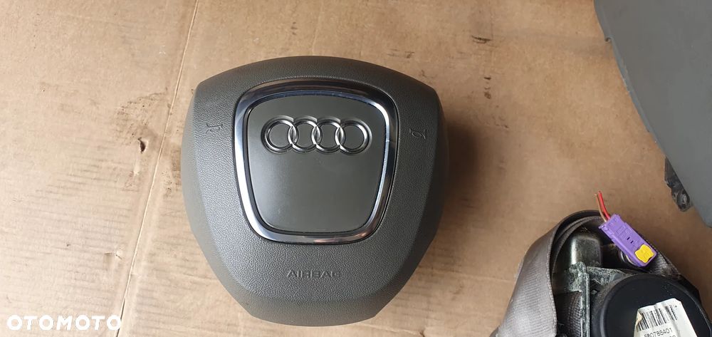 Konsola poduszki pasy AIRBAG sensor zestaw naprawczy Audi A6 C6 Szara - 7