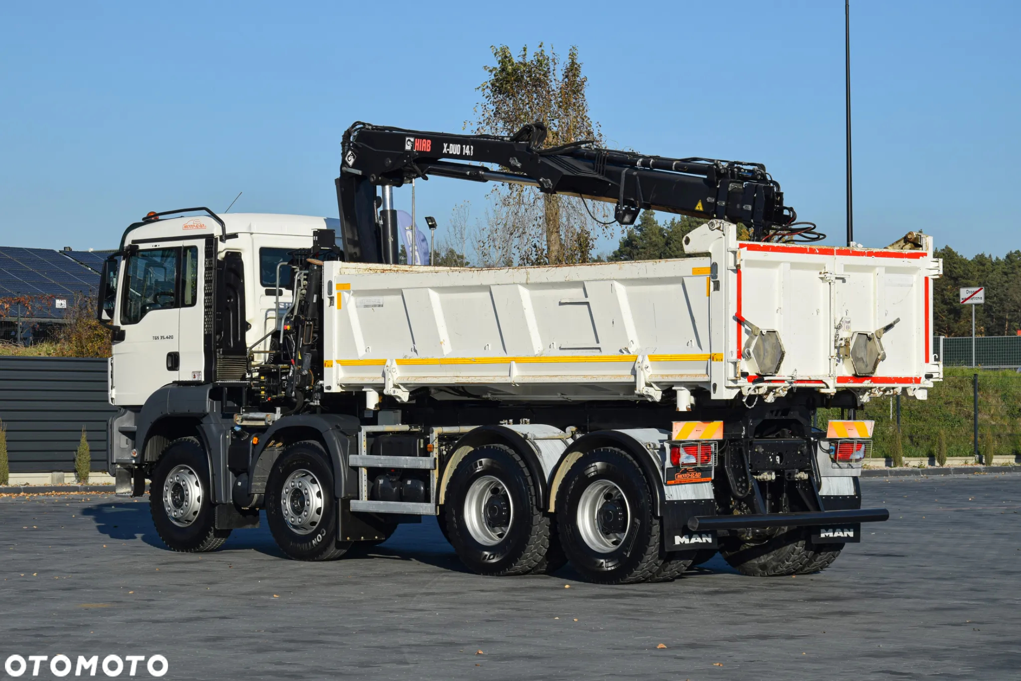 MAN TGS 35.420 / 8x4 / EURO 6 / UDT / HDS HIAB X-DUO 148 B-3 / ROTATOR / CHWYTAK / WYSUW x3 / STEROWANIE x3 / WZMOCNIONA RAMA / WYWROTKA / HYDROBURTA / AUTOMAT / KAMERA COFANIA / 2018 / NISKI PRZEBIEG / SPROWADZONY - 5