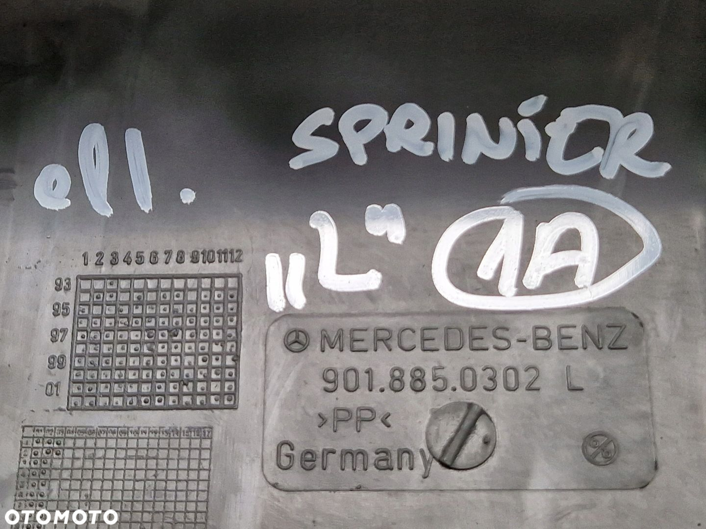 SPRINTER 96-06 ZDERZAK NAROZNIK TYL TYLNY LEWY 1A - 6