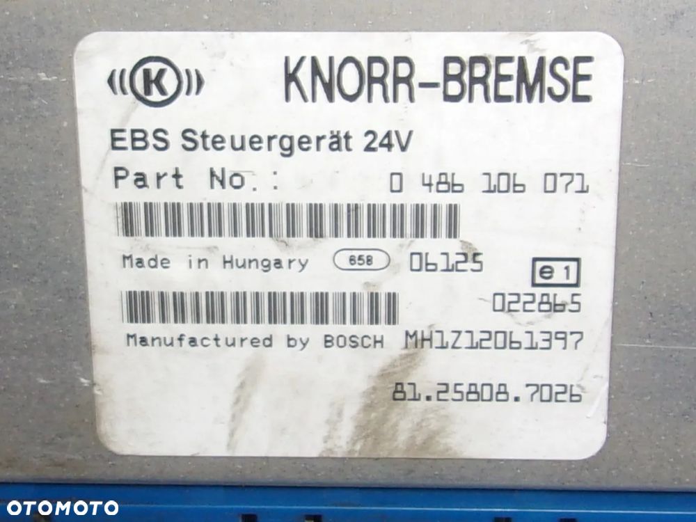 Man TGA TGX TGS sterownik EBS - 3