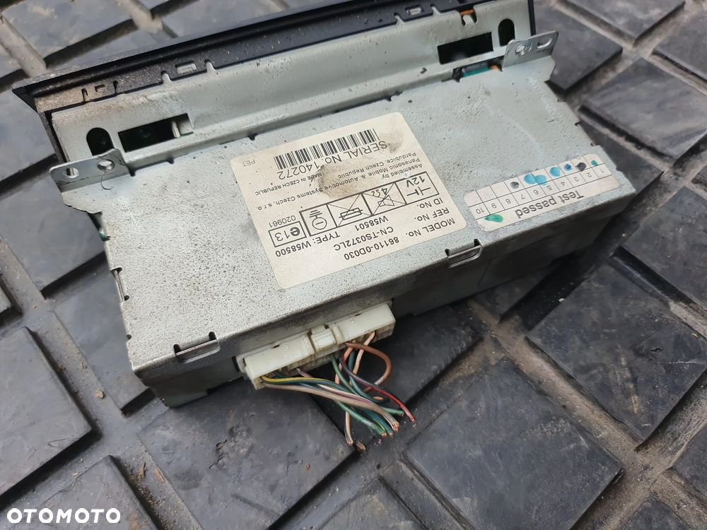 TOYOTA YARIS 03-06 WYŚWIETLACZ PANEL KLIMATYZACJI NAWIEWU 86110-0D030 - 3
