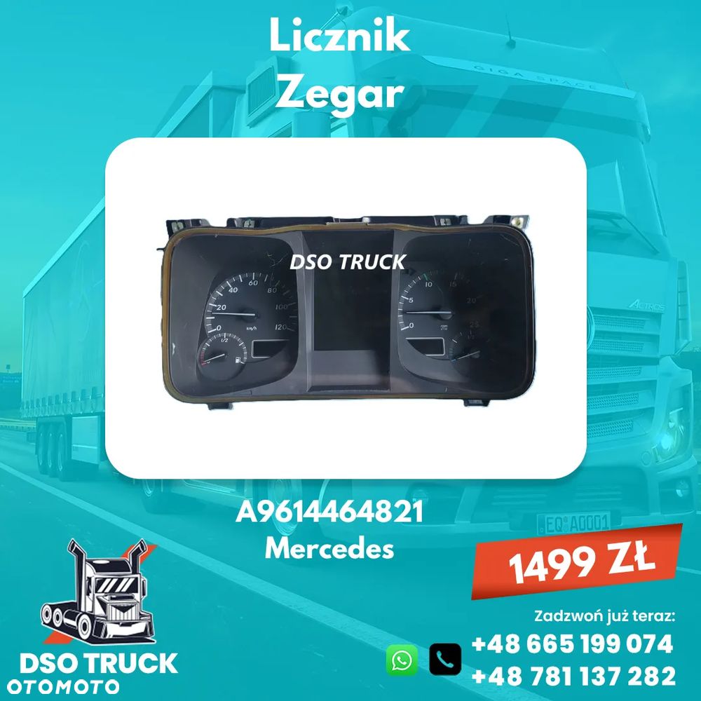 A9614464821 Licznik Zegar Mercedes ACTROS AXOR ATEGO - 1