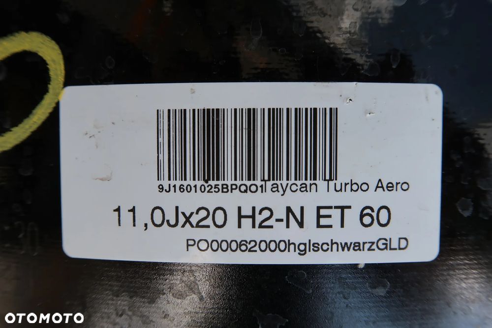 L28 Felga Porsche Taycan 9J1601025BP 11x20et60 - 3