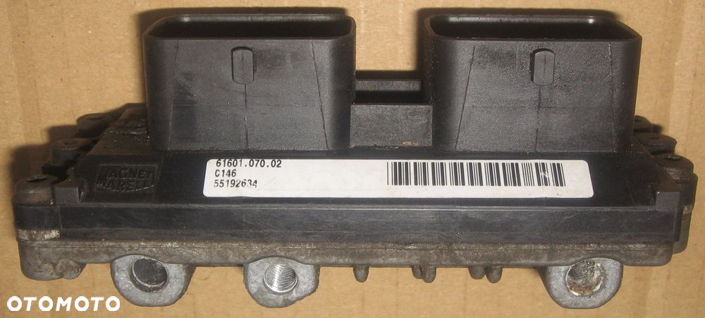 sterownik silnika FIAT PANDA II 1.1 8V 55192634 zestaw startowy - 3