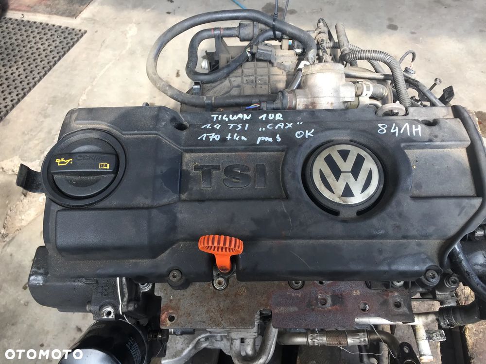 VW TIGUAN 10R 1.4 TSI SILNIK BEZ OSPRZĘTU CAX