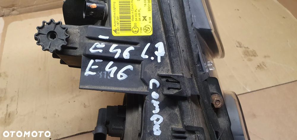 Lampa lewy przód przednia lewa BMW 3 E46 Compact 6901969 - 7