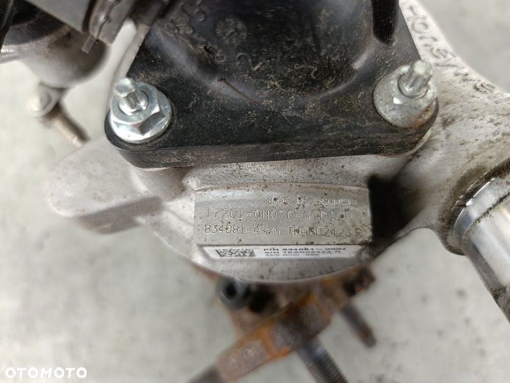 TURBINA TOYOTA YARIS III 17201-0N070-GTD12V  834081-4  834081-0004 1.4 D-4D - 9