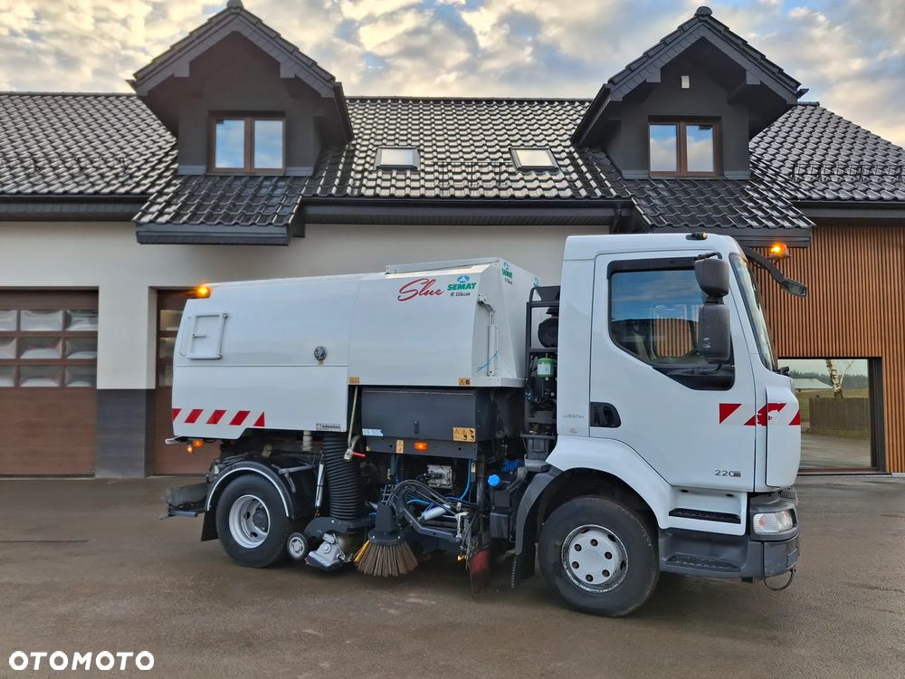 Renault Midlum 220 DXI Zamiatarka SEMAT Zoeller Johnston Szczotki L/R Obie Strony 2013r Napęd Hydrostat 113 tyś Kilometrów - 10