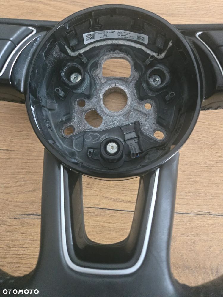 KIEROWNICA TRÓJRAMIENNA SKÓRA MULTIFUNKCJA MANETKI  AUDI 8W0419091EK - 5
