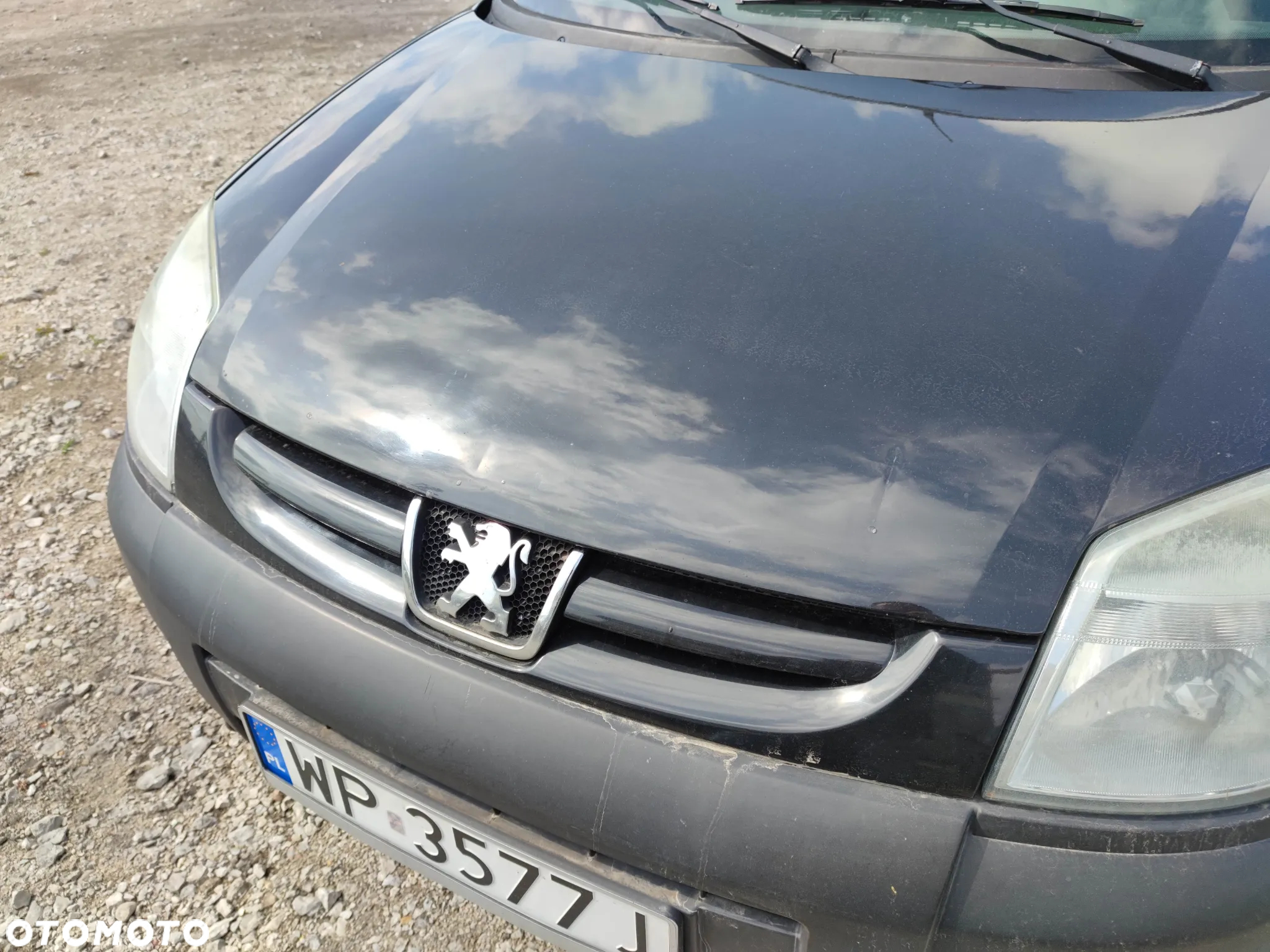 Peugeot partner I lift citroen Berlingo przód kompletny EXYB maska zderzak lampy błotniki pas przedni atrapa chlodnice - 8