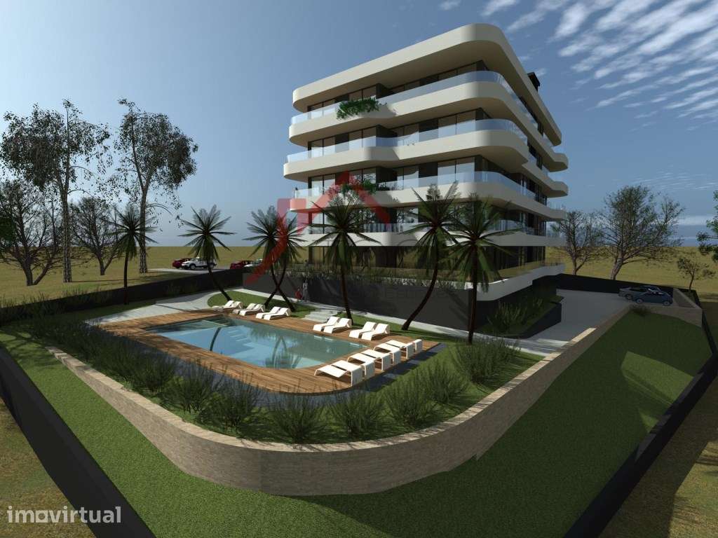 Apartamento T1 Novo em Condomínio de Luxo com Piscina e Garagem - P... - Grande imagem: 3/9