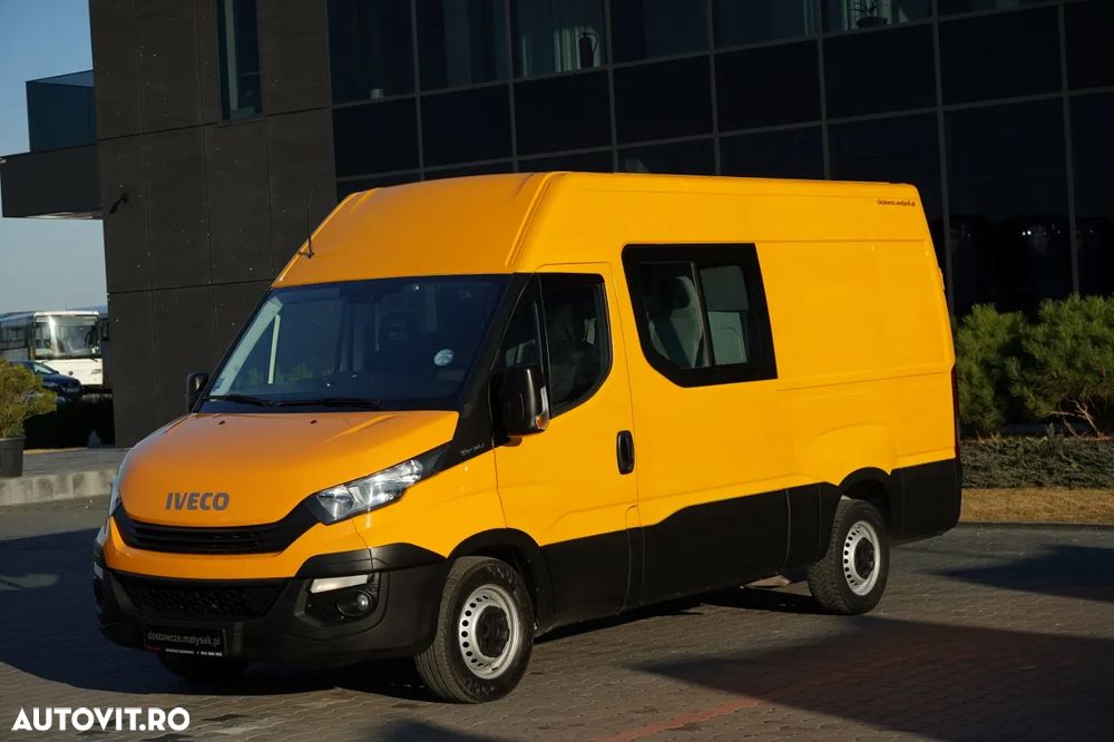 Iveco DAILY 35-140 / CU OPȚIUNI / 7 LOCURI / TABLĂ / DUBIȚĂ / IMPORTAT - 1