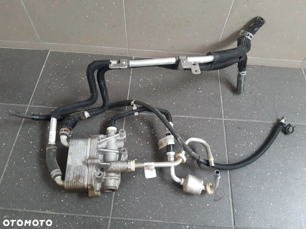 Chłodnica oleju skrzyni biegów JEEP WRANGLER JL IV 3.6 2018- 68233384AB przewody - 2