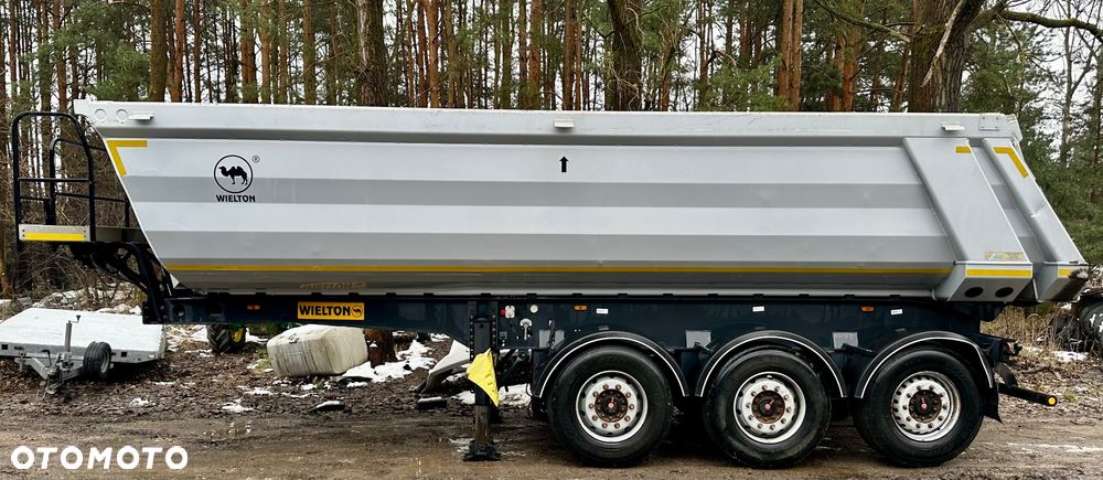 Wielton WYWROTKA NW-3 28m3 HARDOX OSIE SAF OŚ PODNOSZONA PLANDEKA WAGA:5200kg 2015r STAN IDEALNY - 2