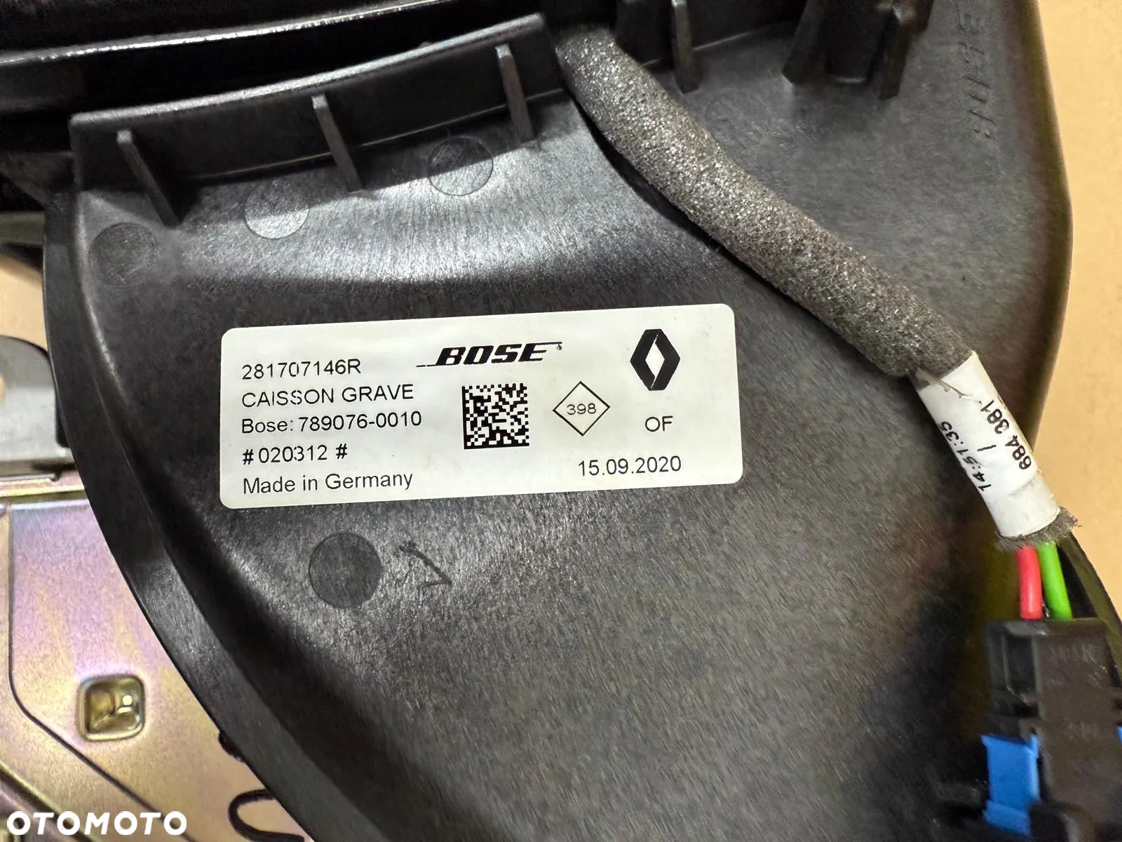 RENAULT CLIO V 19- GŁOŚNIKI WZMACNIACZ SUBWOOFER BOSE 280617997R - 3