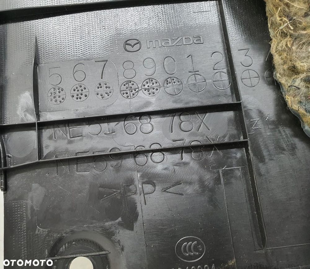 ŚCIANA PRZEGRODA SCHOWEK FOTELI MAZDA MX-5 III NC NE516878X - 7