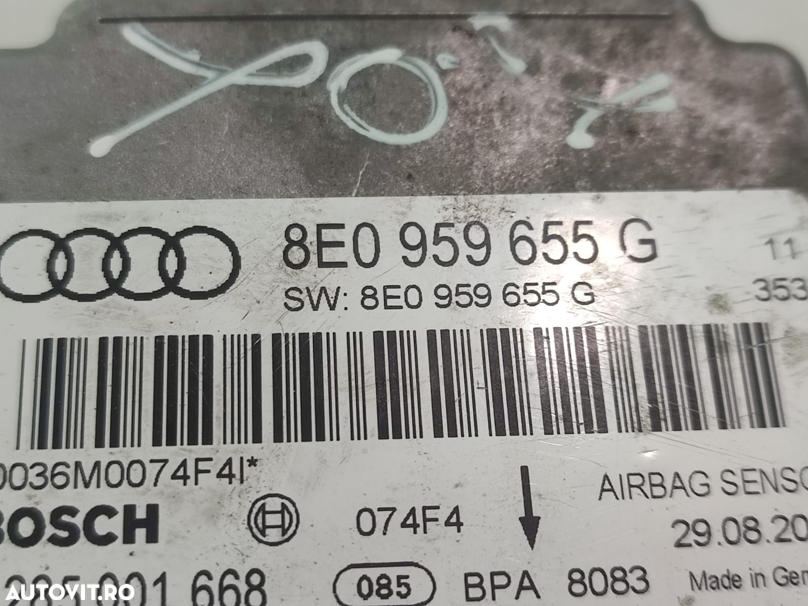 Modul airbag 8E0959655G Audi A4 B7 [2004 - 2008] 2.0 TDI BLB - 3