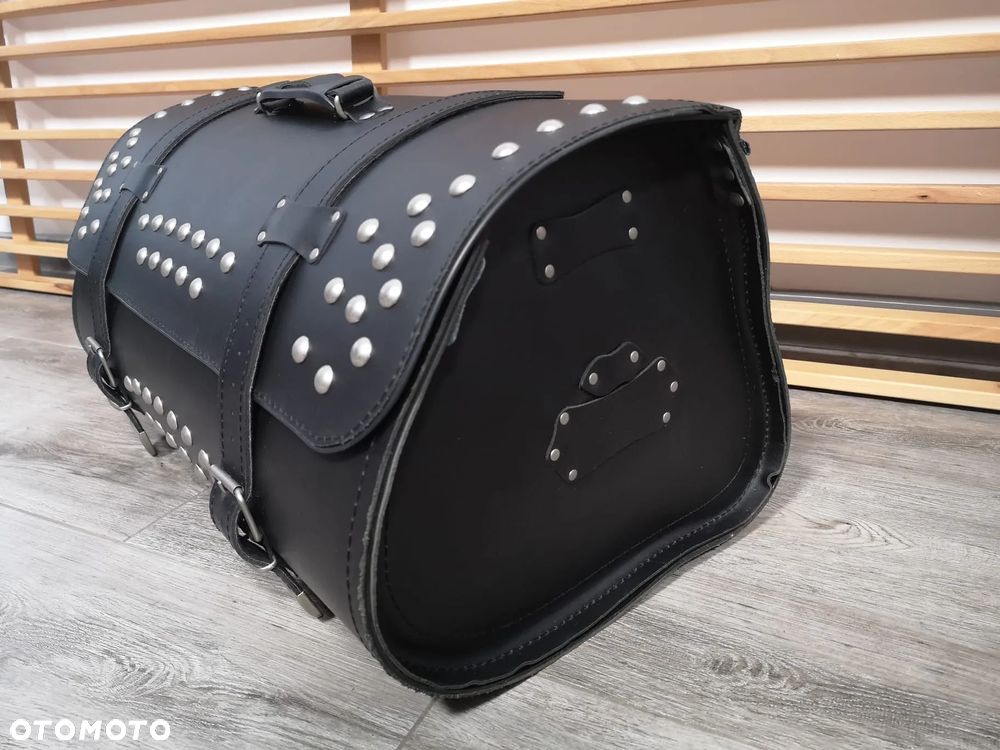 Skórzany Kufer Motocyklowy NOWY długość 60 cm - 3
