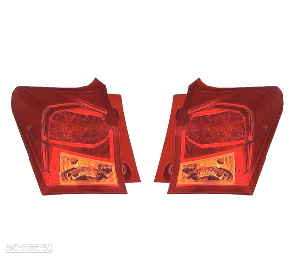 FAROLINS PARA TOYOTA AURIS 5P 13-15 ÂMBAR LED VERMELHO