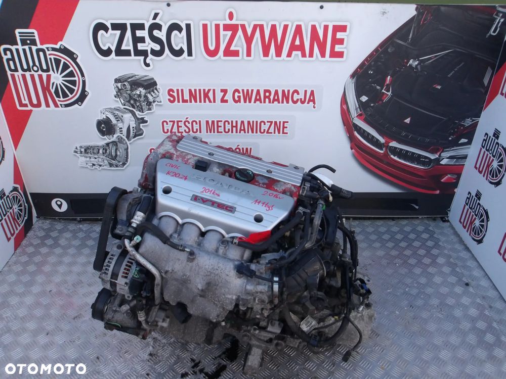 SILNIK KOMPLETNY ZE SKRZYNIĄ BIEGÓW HONDA CIVIC TYPE R 201KM K20Z4 111 TYS - 1