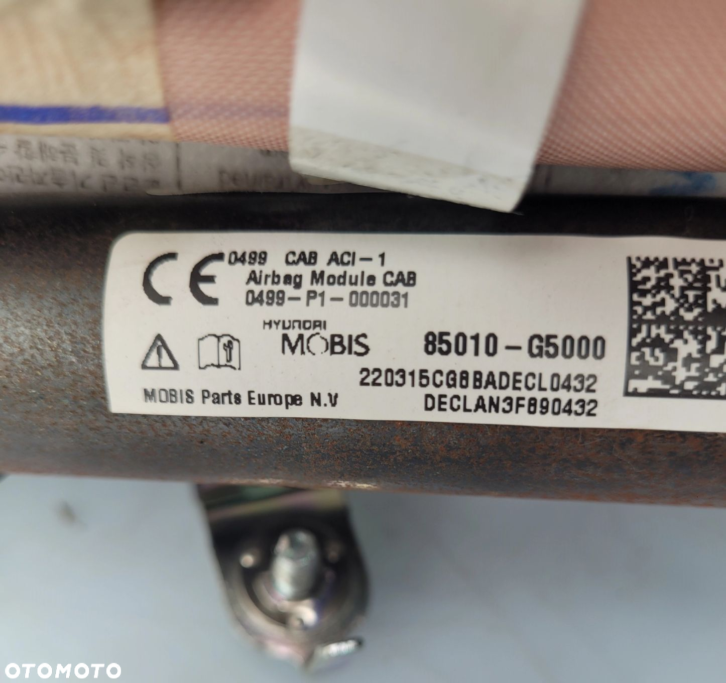 KURTYNA AIRBAG LEWA KIA NIRO I LIFT 85010-G5000 - 3