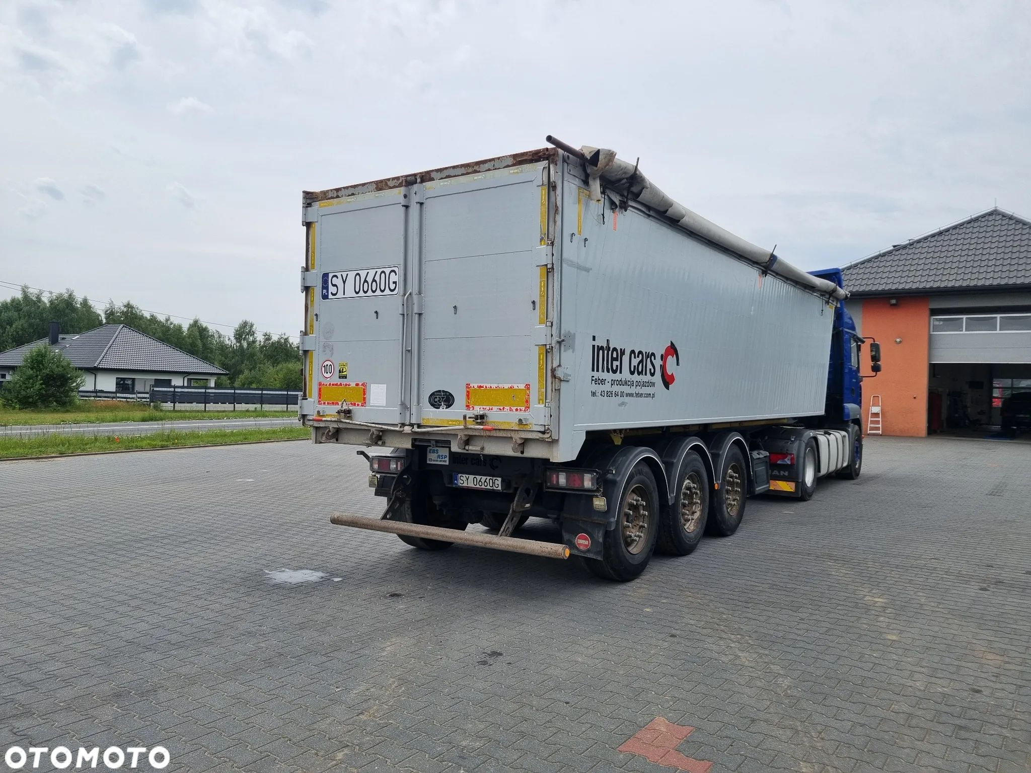 Feber Inter Cars wywrotka  klapo-drzwi  42m3 - 1