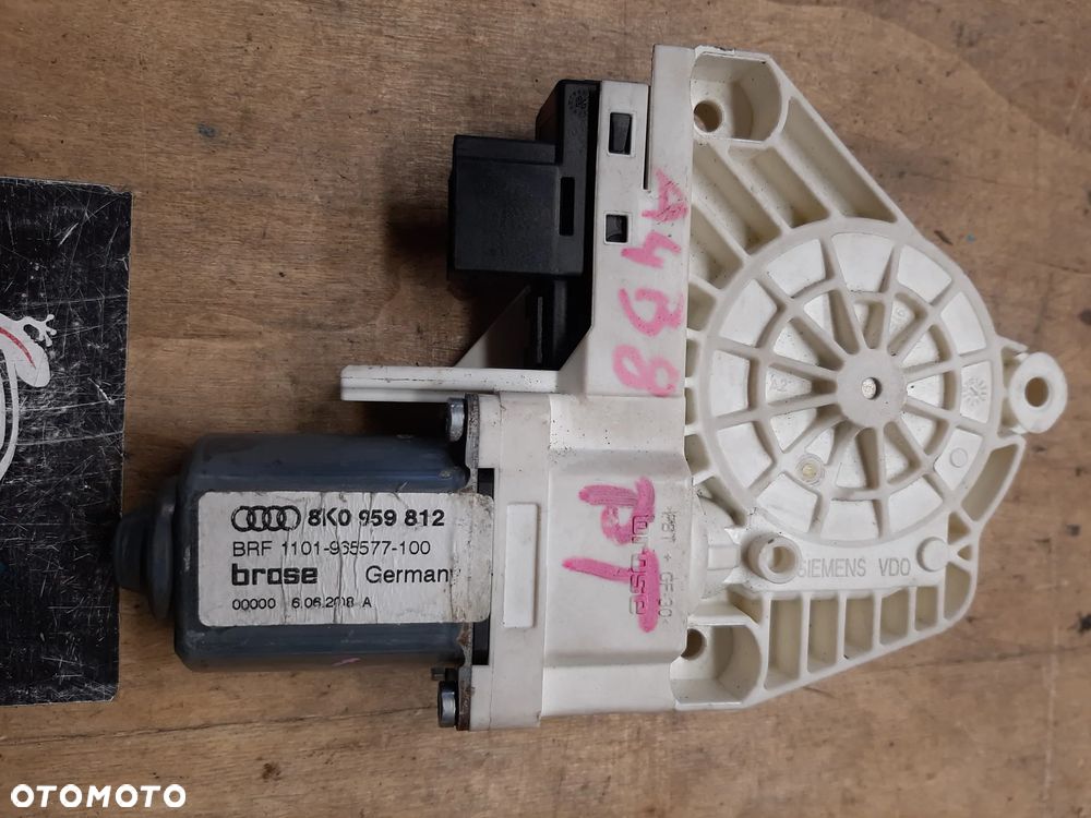 Silniczek Sterownik 8K0959801 A 8K0959802 A 8K0959811 A 8K0959812 A Moduł Szyby Mechanizm Podnoszenia Przod Tyl Audi A4 B8 A5 Sedan Kombi - 19