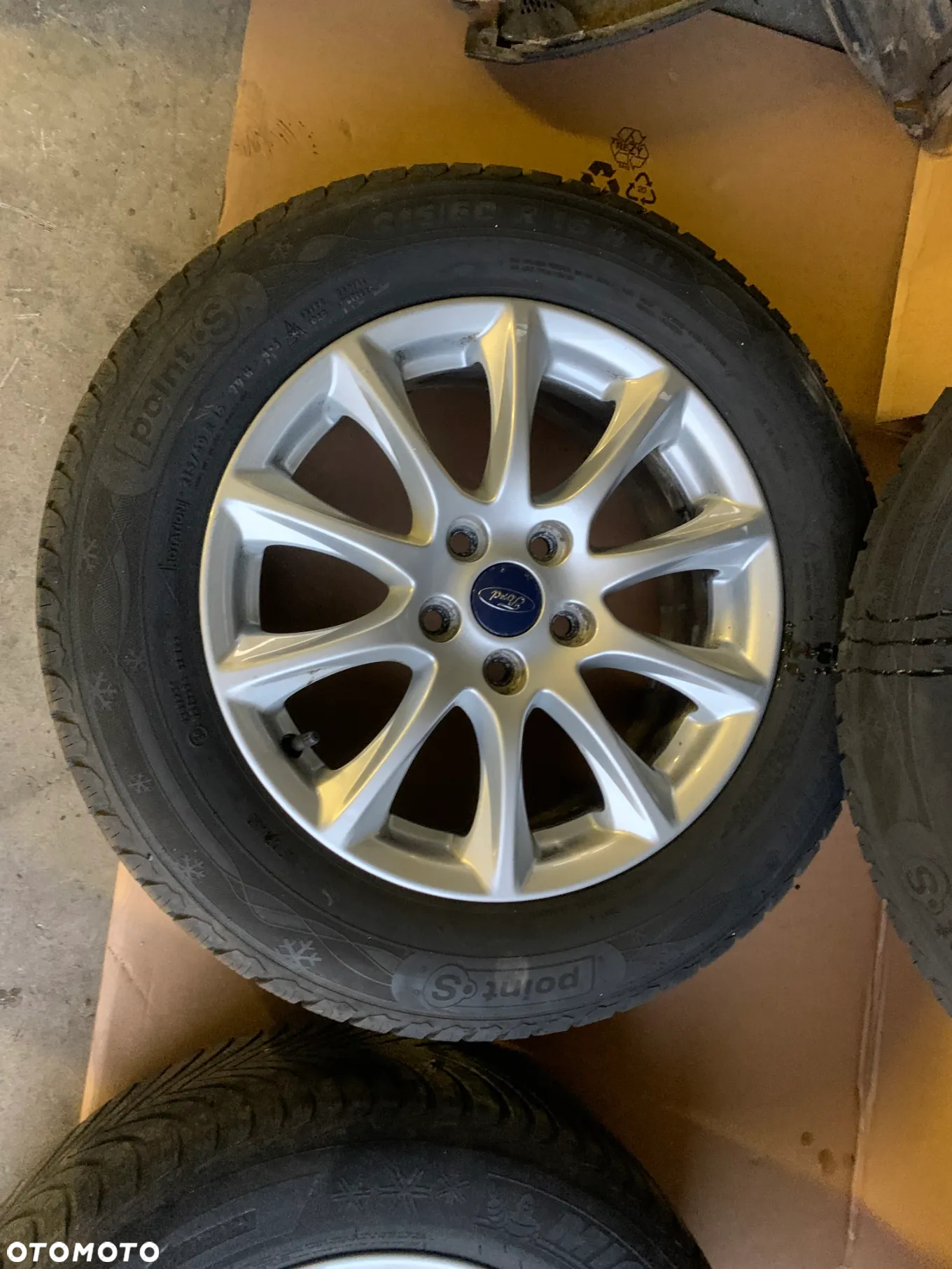 Alufelgi z oponami alusy felgi aluminiowe czujniki 5x108 R16 6.5J ET50 215/60 R16 Ford Mondeo MK5 DS7C-1007-K2A - 5