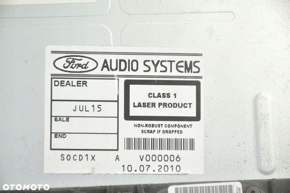 radio sony * ford mondeo mk4 s-max 7s7t-18c939-ce - 4