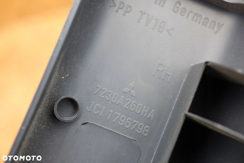 Osłona słupka C MITSUBISHI COLT Z30 VI 5D prawa lewa komplet - 6