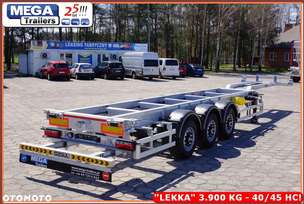 Inny Podwozie LIGHT 3.900 kg - kontenery 40/45 Ft (HC) z ADR EX3 !!! - 2