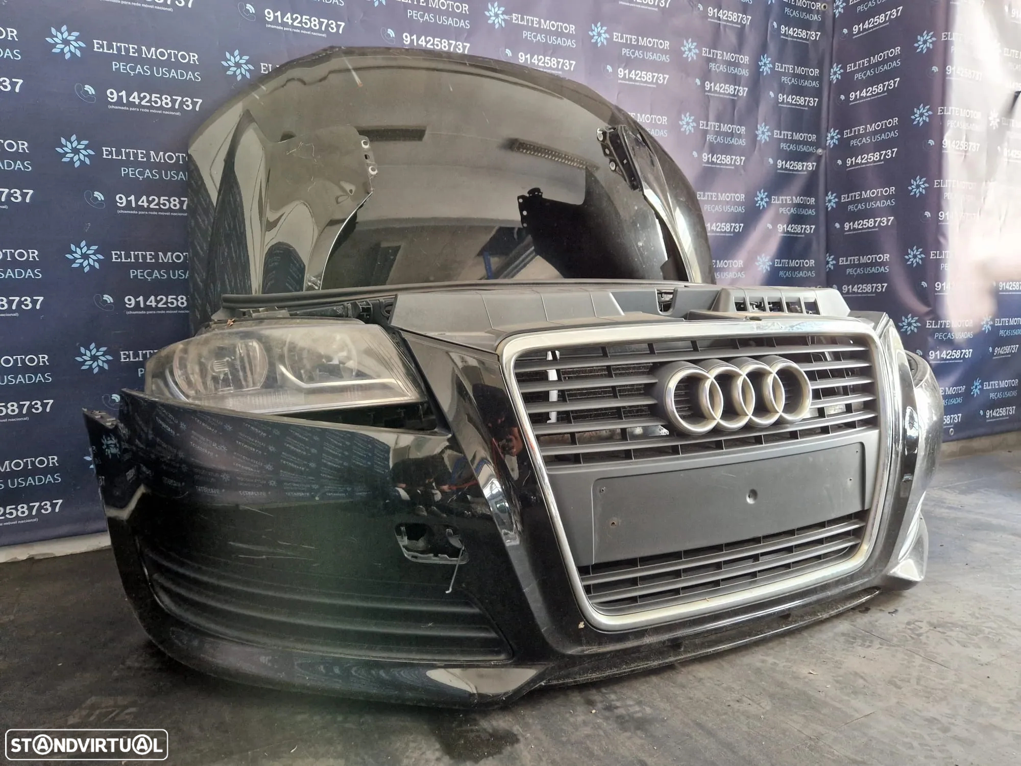 Frente completa usada AUDI A3 8P FASE 3 2010 parachoques guardalamas oticas capot radiador - 4
