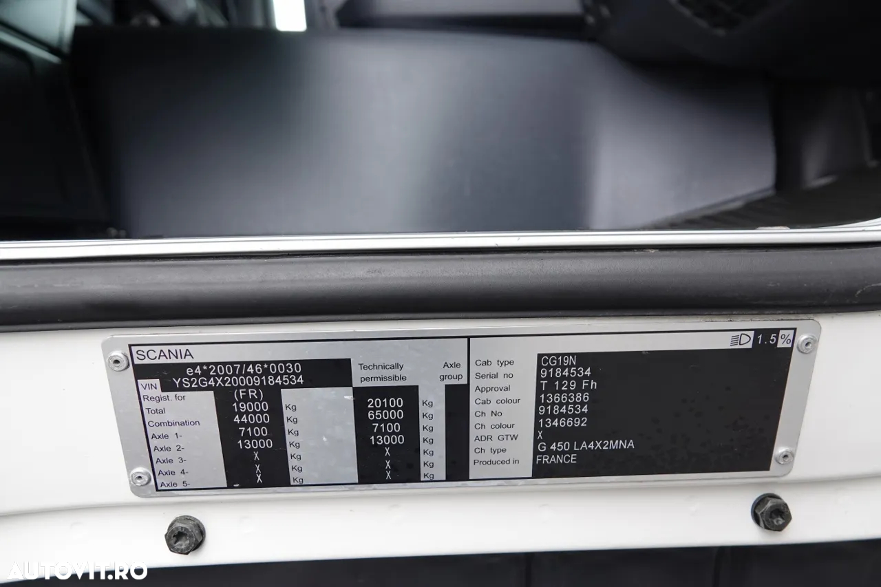 Scania G 450 / RETARDER / LOW CAB /  IMPORTAT - 35