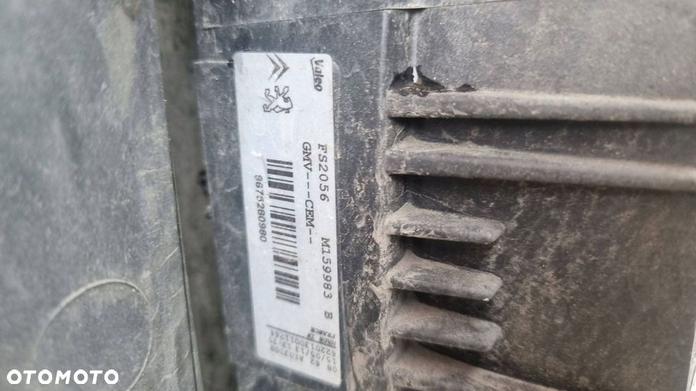 peugeot 2008 208 1.4 1.2 vti hdi pas przedni chłodnica wody wentylator - 10