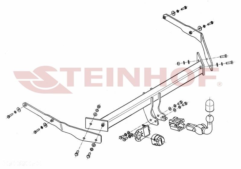 Wypinany hak holowniczy + Moduł 7 pin do Ford Focus III Kombi od 2011 do 2018 - 2