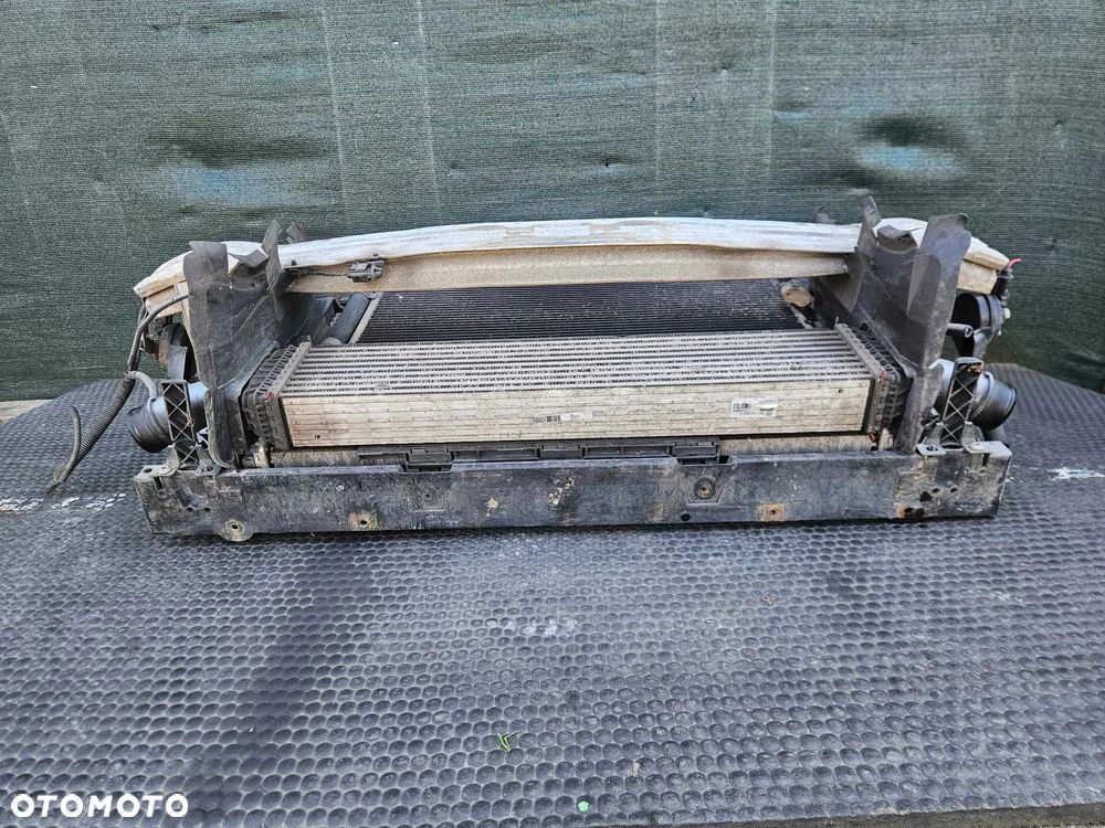 Pas Przedni Wzmocnienie Czołowe Belka Zderzaka Chłodnice Intercooler Wentylator 1.8 2.0 TFSI 2.0 TDI AUDI A4 B8 - 16