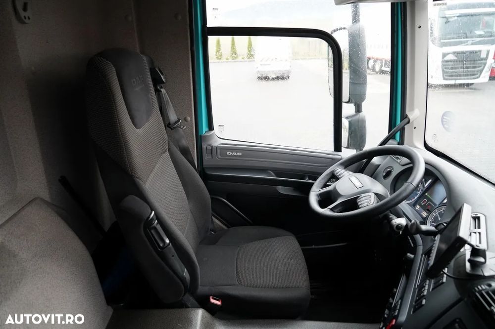 DAF CF 290 / 4X2 / SOLO / CORTINĂ 8M / HALOGEN DHOLLANDIA / PODEA REZISTENTĂ / EURO 6 - 28