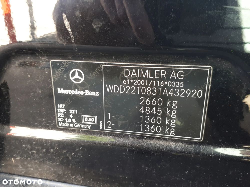 MERCEDES S KLASA W221 LIFT 09-13 3.0 V6 CDI 4 MATIC 4X4 KIEROWNICA SKÓRA SKÓRZANA - 13