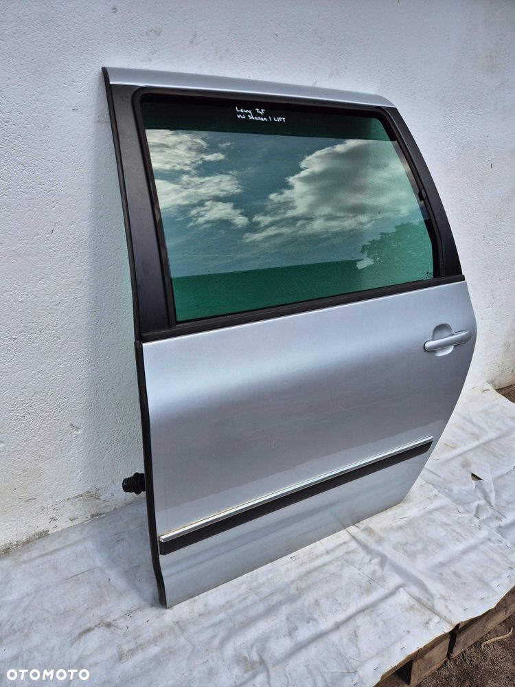 Lewe Tylne Tył Drzwi VW Sharan I LIFT Alhambra Galaxy LB7Z Srebrne Ory - 3