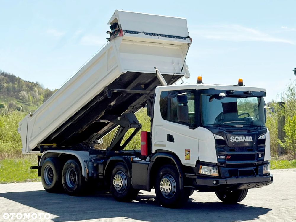 Scania G 450 XT * WYWROTKA 5,75 m + BORDMATIC * STAN BDB / 8x4 - 3