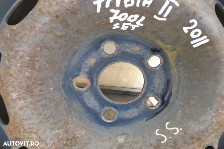 Jante tabla cu anvelope 14 - set 185 / 60 R14 Skoda Fabia 5J [2007 - - 4