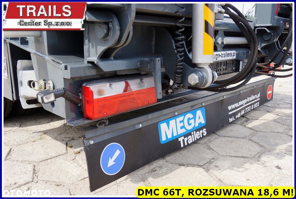 Inny Niska podłoga 4-osie, rozciągana dł. 18,60 m,  własne PTO, NAJAZDY HYDRAULICZNE. !!! - 35