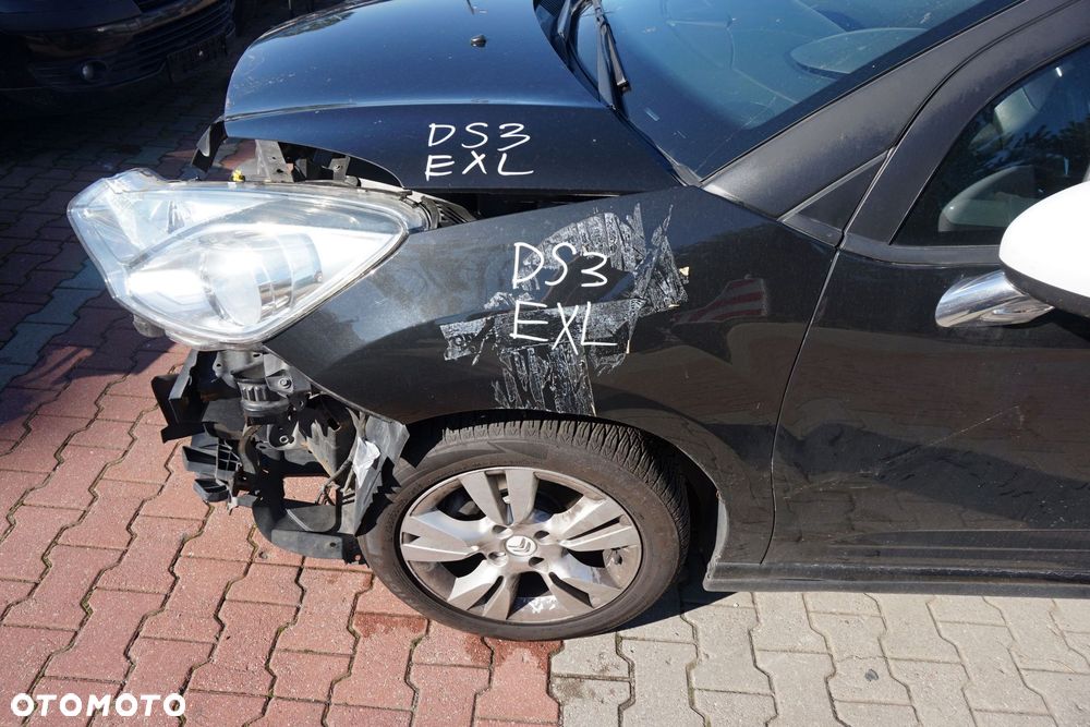 BŁOTNIK PRZEDNI LEWY DS3 I EXL 7840X7 CZARNY CITROEN 2010-2014 - 2