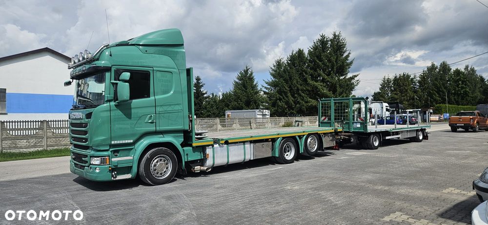 Scania SCANIA R410 + PRZYCZEPA H&W / NAJAZDY / TWIST LOCK / CENA ZA ZESTAW - 3