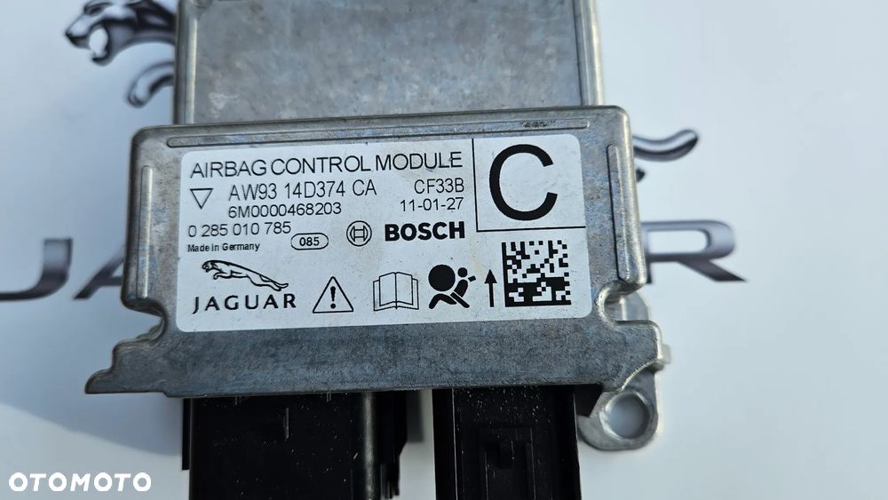 Jaguar XJ 351 Moduł poduszek powietrznych Sterownik airbag AW93-14D374-CA - 2